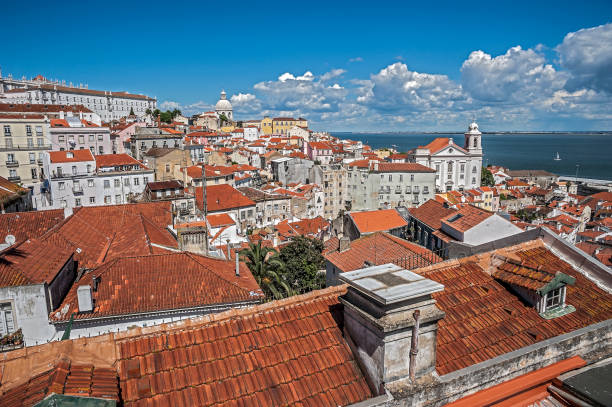 istock Portugal, Lisbon . The observation deck Portas do Sol 643306868
