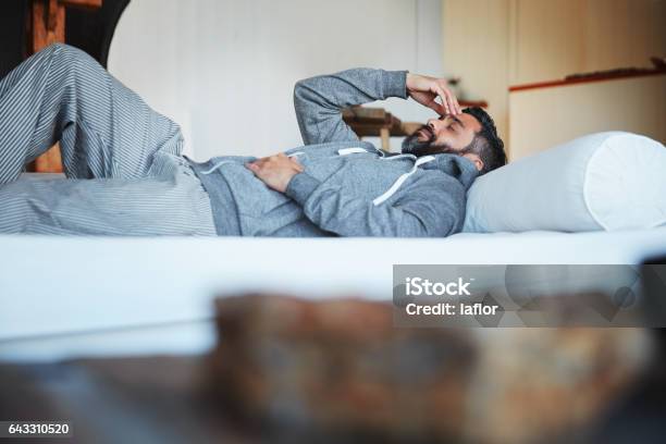 I Can Only Take So Much Stock Photo - Download Image Now - Men, Illness, Tired