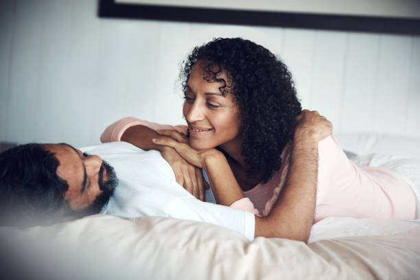 Mornings with you are my favorite time of the day stock photo