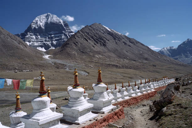 istock Buddhist ritual structures Stupas at Sacred Mount Kailash. 643313620