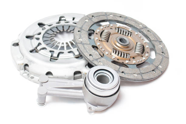 istock Brand new clutch kit on the white background 643314134