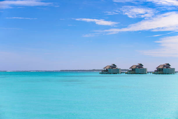 istock Overwater bungalows in maldives 643318972