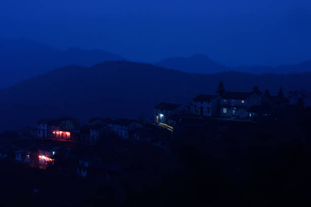Village of ancient Chinese Architecture,AnHui China,Nikon D810 camera,70-200 lens.