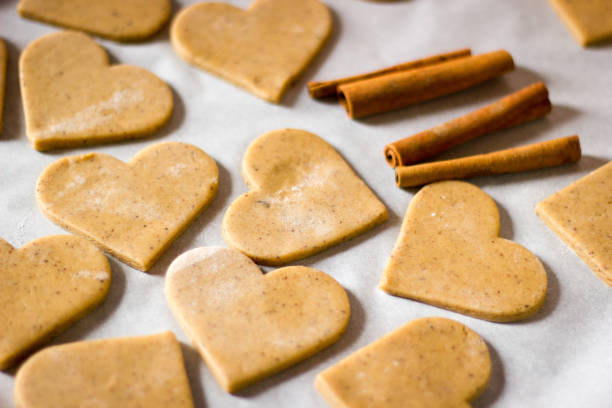 istock Hearts and shapes for the dough 643342868