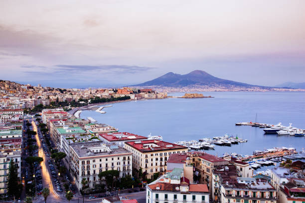 istock Naples, scenic view from a Posillipo terrace 643357906