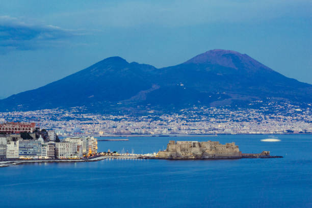 istock Naples, scenic view from a Posillipo terrace 643357960