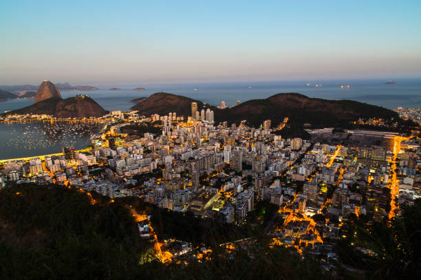 istock Rio de Janeiro Illuminated at Night, Brazil 643368350