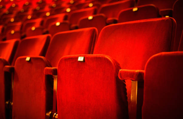 istock Traditional red theatre seating 643403216