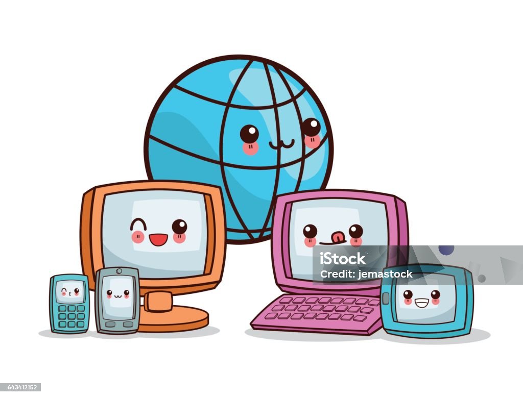 Ilustración de Kawaii Dibujos Animados Medios De Comunicación Social Y Tecnología Gráfico Vectorial y más Vectores Libres de Derechos de Amor - iStock Ilustración de Kawaii Dibujos Animados Medios De Comunicación Social Y Tecnología Gráfico Vectorial y más Vectores Libres de Derechos de Amor - iStock