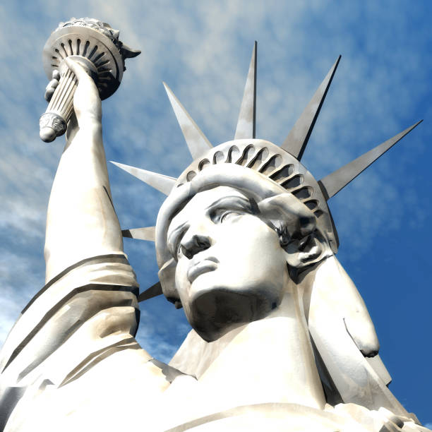 istock 3D Rendering, 3D Illustration of the Statue of Liberty 643412308