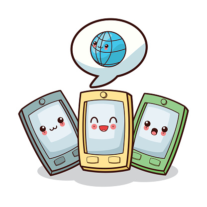 Ilustración de Kawaii Dibujos Animados Medios De Comunicación Social Y Tecnología Gráfico Vectorial y más Vectores Libres de Derechos de Amor - iStock Ilustración de Kawaii Dibujos Animados Medios De Comunicación Social Y Tecnología Gráfico Vectorial y más Vectores Libres de Derechos de Amor - iStock