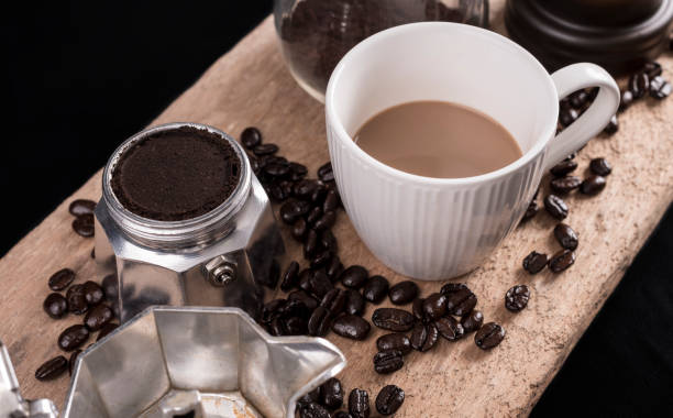 istock Coffee still life close up shot 643421686