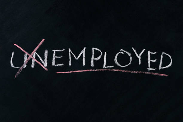 istock Turning the word Unemployed into Employed 643427906