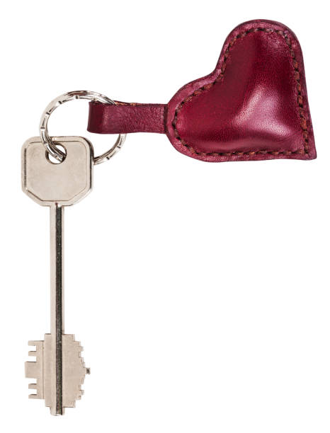 istock big key with red leather heart shape keychain 643428340