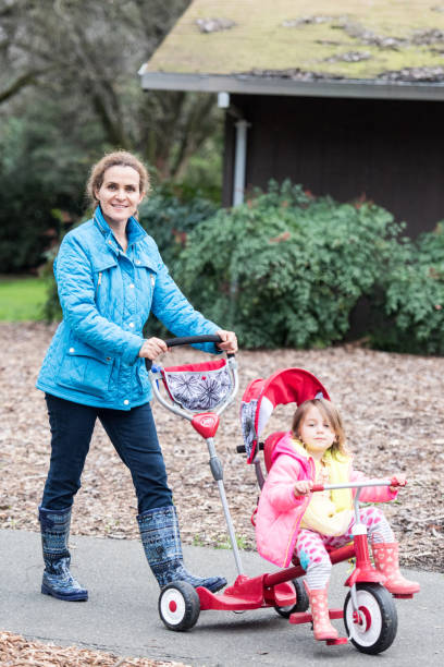 istock Mother and daughter at the park 643436138