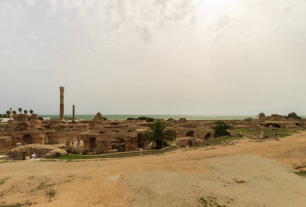 istock Ancient ruins of baths at tunisia, Carthage 643439814