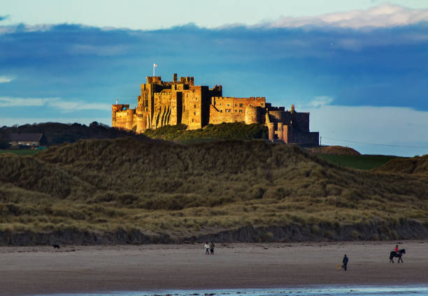 명소 - castle bamburgh northumberland england bamburgh castle 뉴스 사진 이미지