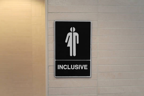 istock Gender Neutral Restroom Sign 643445756