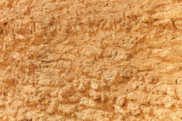 istock Background of ancient  stone wall. Texture of old brick. 643453820