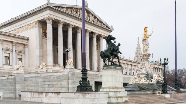 istock view of Austrian Parliament Building in Vienna 643457220