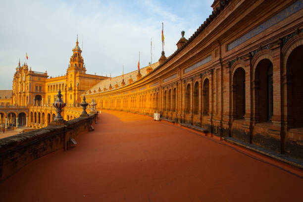 plaza de españa - spain plaza de espana europe town square photos et images de collection