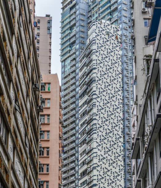 High density apartment buildings in Hong Kong