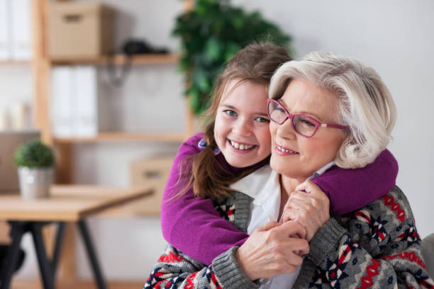istock Love between grandmother and granddaughter 643476238