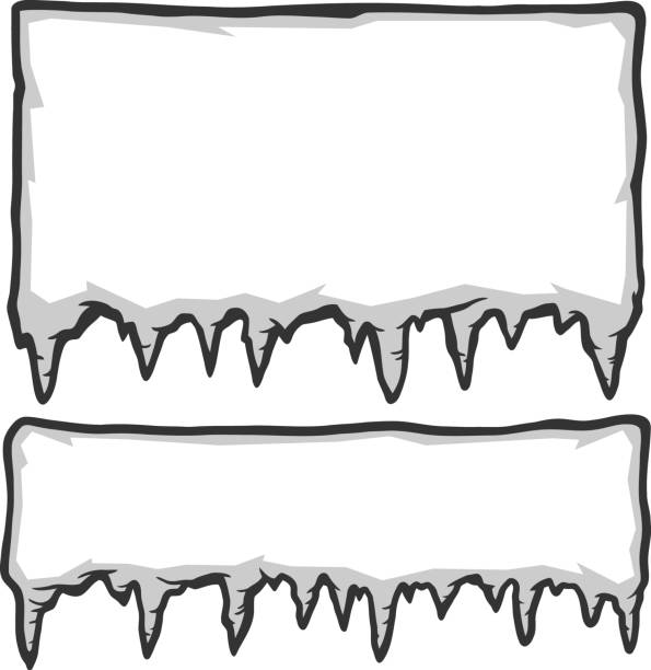 Ice Signs Illustration A vector illustration of Ice Signs. icicle cartoon stock illustrations