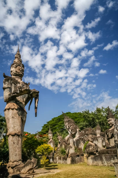 istock Demon Sculpture in Buddha Park 643492032