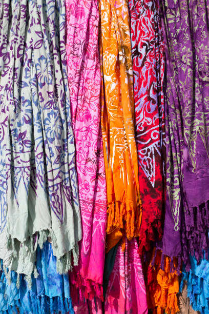 istock Fashionable Multi-Colored Indian Scarves 643494958