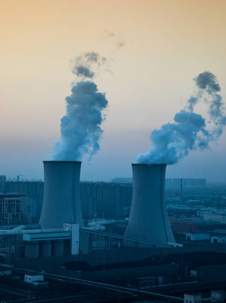 istock Power generates electricity, burning fossil fuel 643508940