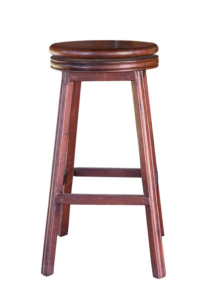 istock Wooden  bar chair. 643512132