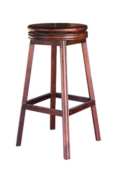 istock Wooden  bar chair. 643512166