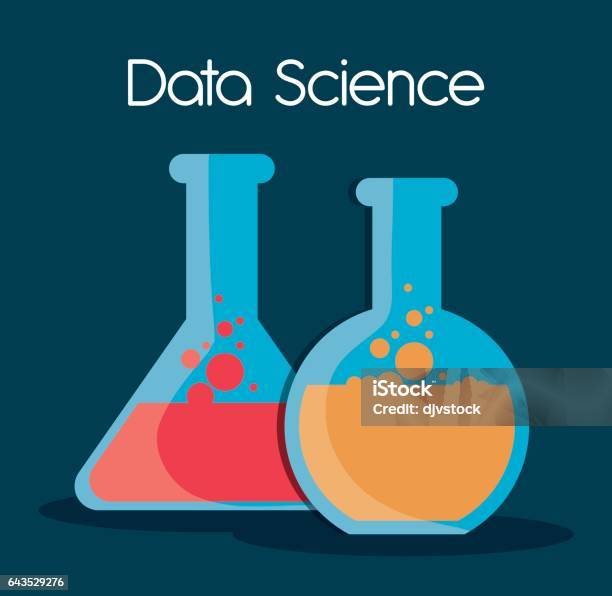 Data Science Design Vector Illustration Stock Illustration - Download ...