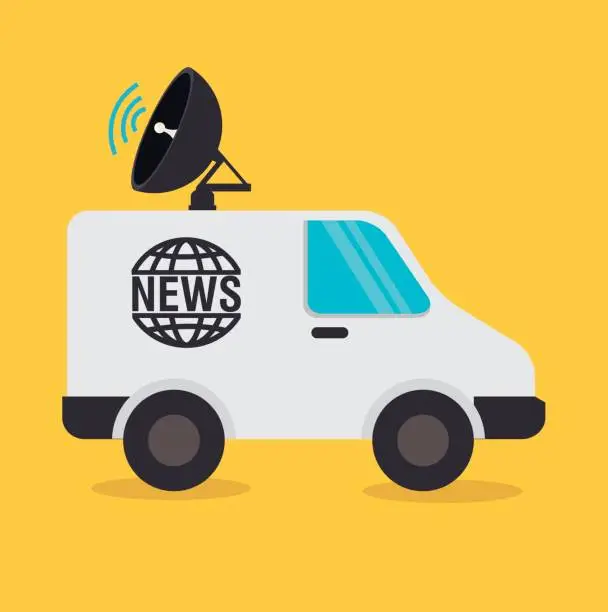 Vector illustration of Journalism design