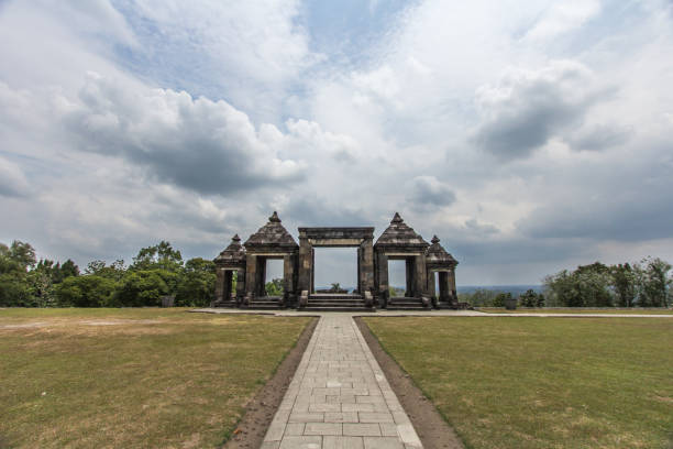 istock Ratu Boko temple on a cloudy day. 643544200