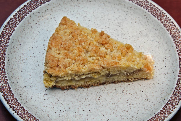 istock Homemade cake with apple filling 643545260