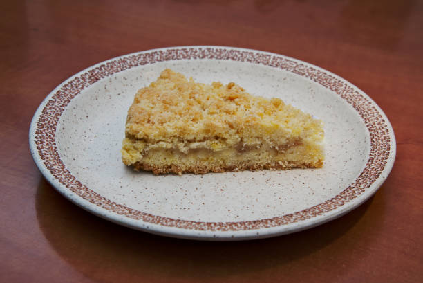 istock Homemade cake with apple filling 643545274