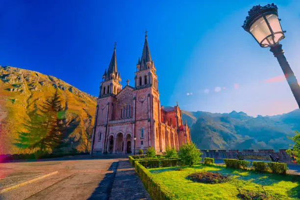Sanctuary of Covadonga.Asturias.Spain.