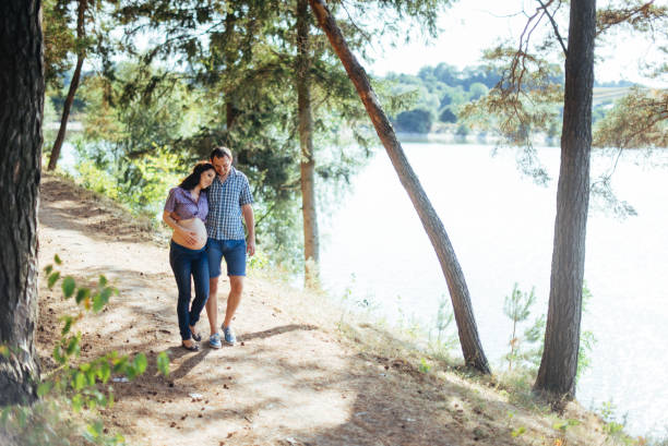istock Happy family is waiting their baby 643552792
