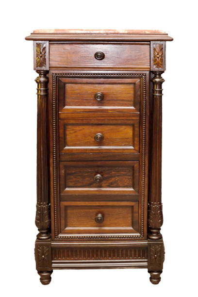 istock Old vintage antique chest of drawers 643552984
