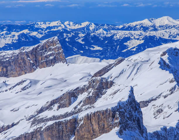 istock View from Mt. Titlis in Switzerland in winter 643554672