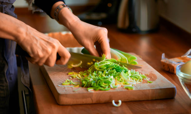 istock Housewife preparing vegetables in her kitchen 643558540