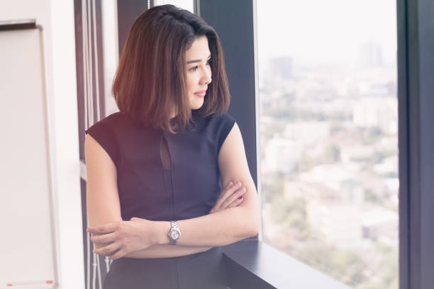 istock Business woman in the office 643560572