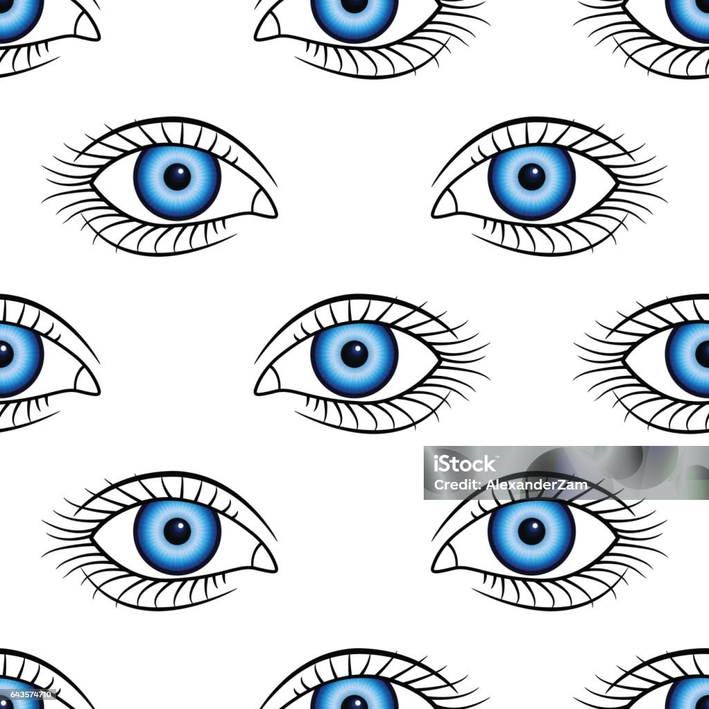 Human Eye Pattern Stock Illustration - Download Image Now - Backgrounds ...