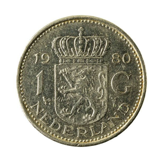 istock 1 dutch guilder coin (1980) obverse isolated on white background 643575660
