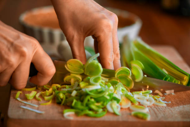 istock Housewife preparing vegetables in her kitchen 643578214