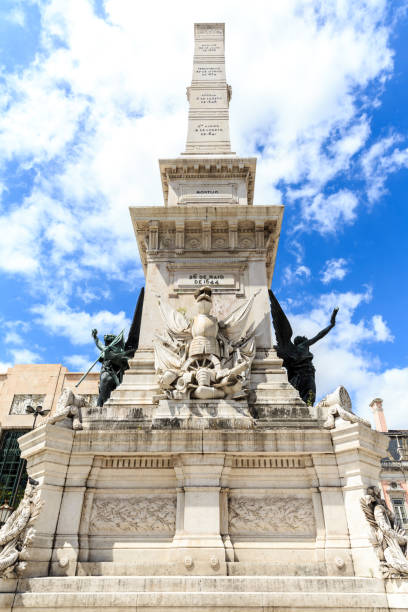 istock Restauradores Square, in Lisbon landmark 643589772