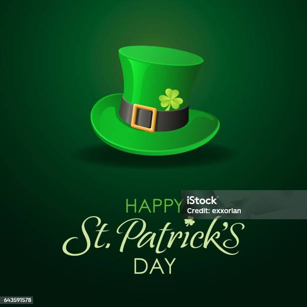 St Patricks Day Leprechaun Hat Stock Illustration - Download Image Now - St. Patrick's Day, Hat, Leprechaun