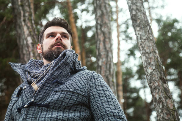 istock Mountain Man in the wood 643619364